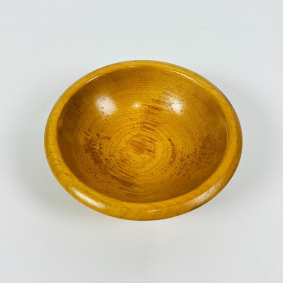 Baribocraft Canada 2 Wooden Bowls & Pear Shape Wooden Bowl Home Kitchen Decor - Picture 8 of 10